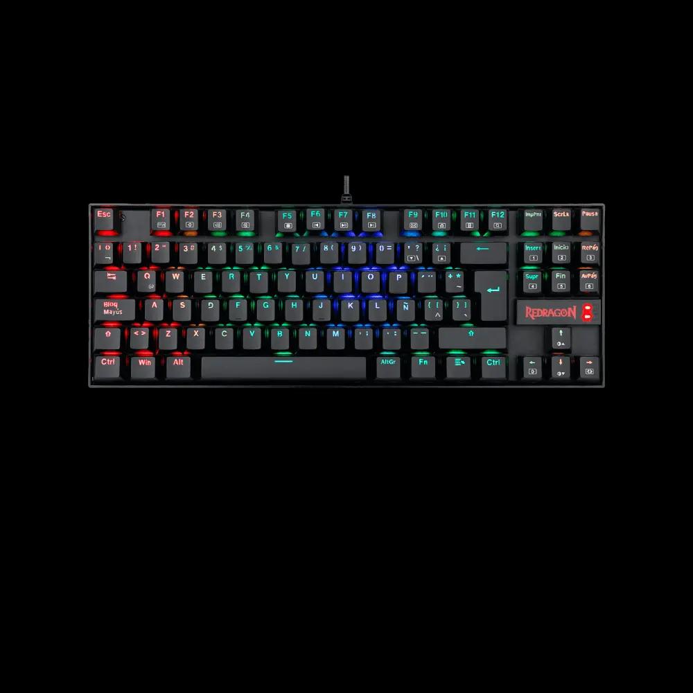 Teclado Redragon Kumara Negro K552 RGB Swt Blue - Teclados Gamer - Imagen 1 Teclado Redragon Kumara Negro K552 RGB Swt Blue - Teclados Gamer - Imagen 1
