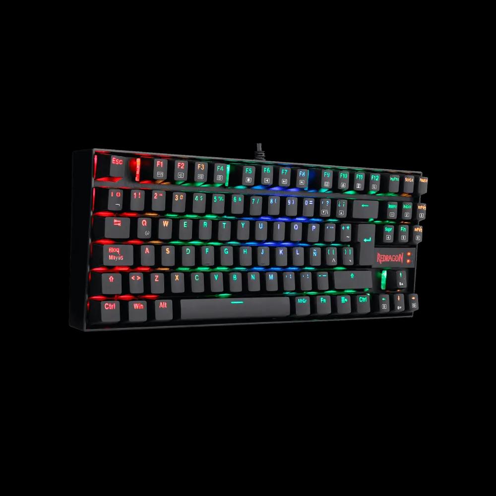 Teclado Redragon Kumara Negro K552 RGB Swt Blue - Teclados Gamer - Imagen 2 Teclado Redragon Kumara Negro K552 RGB Swt Blue - Teclados Gamer - Imagen 2