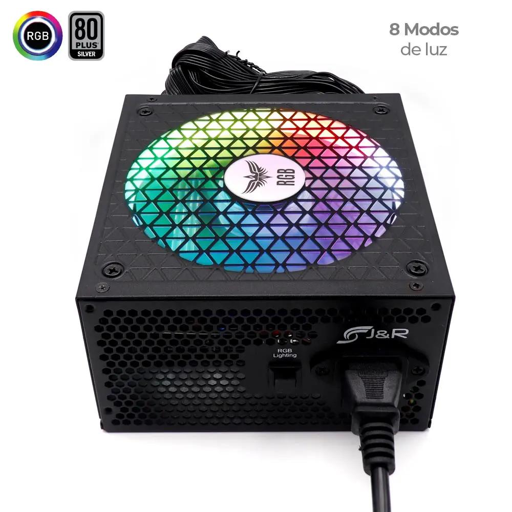 Fuente de Poder RGB 450W Reales JR - Fuentes de Poder - Imagen 1 Fuente de Poder RGB 450W Reales JR - Fuentes de Poder - Imagen 1