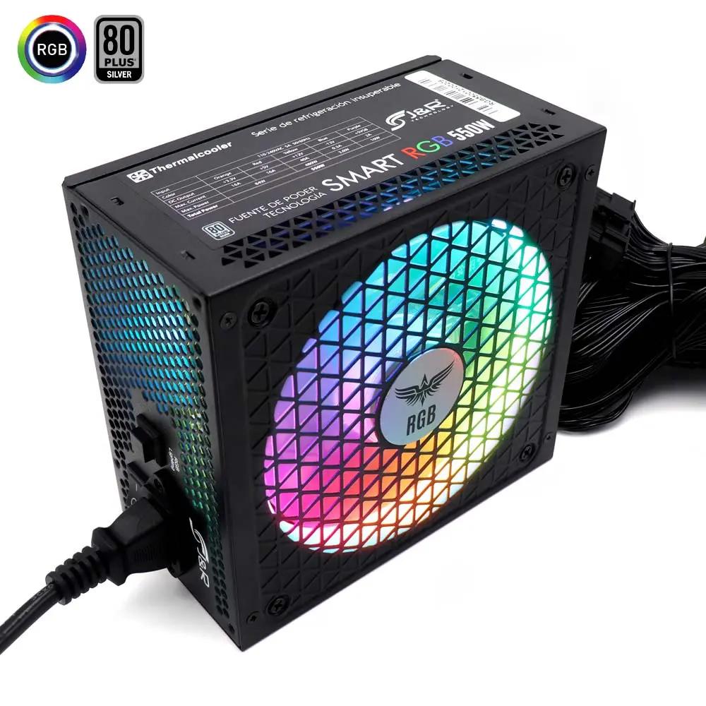 Fuente de Poder RGB 450W Reales JR - Fuentes de Poder - Imagen 2 Fuente de Poder RGB 450W Reales JR - Fuentes de Poder - Imagen 2