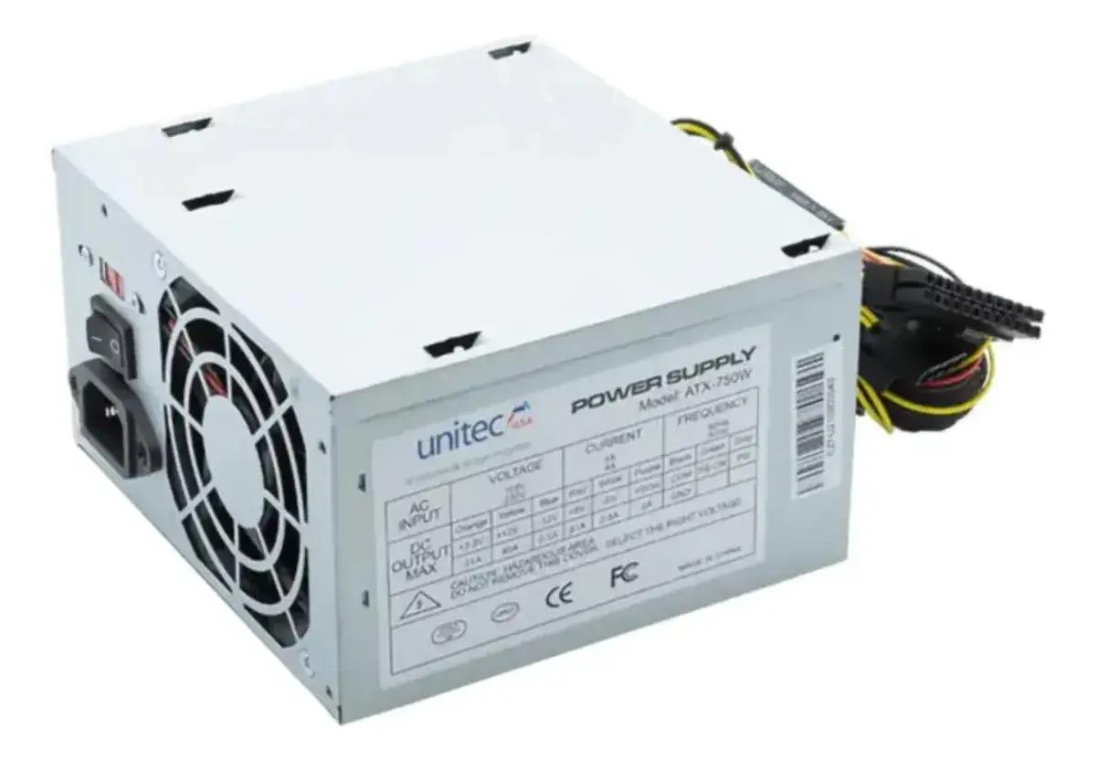 Fuente de Poder Unitec Atx 750W - Fuentes de Poder - Imagen 2 Fuente de Poder Unitec Atx 750W - Fuentes de Poder - Imagen 2