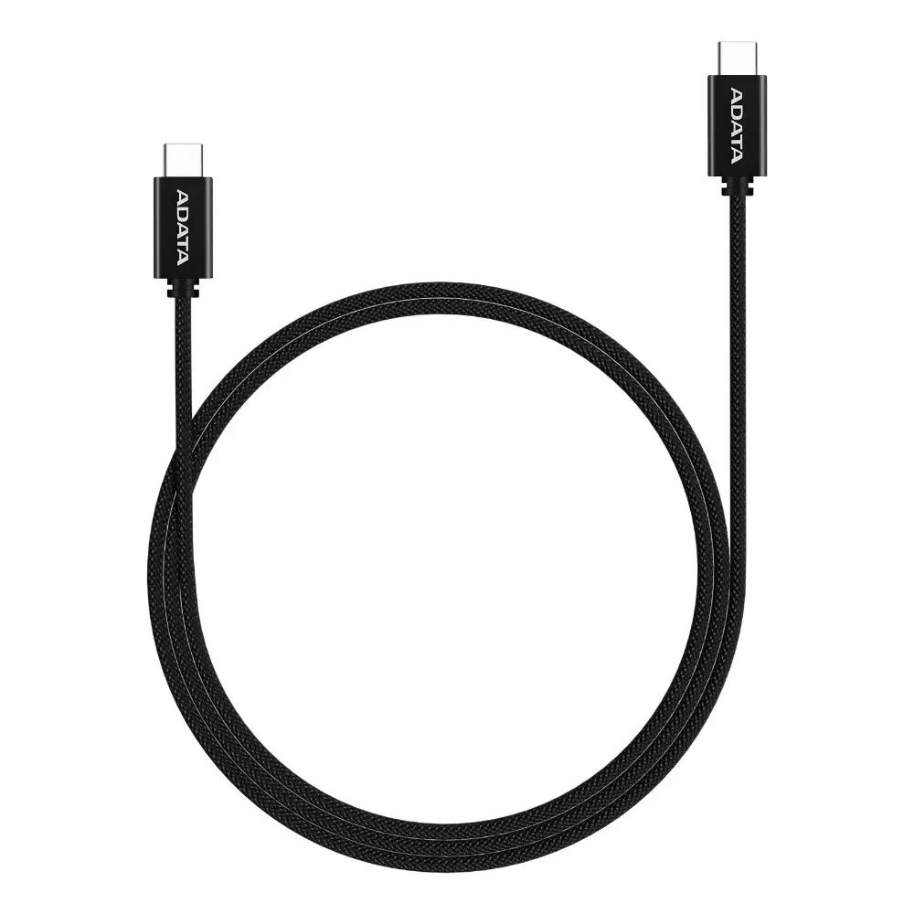 Cable Negro C TO C 2 Metros 100W Soporta Carga Rapida PD3.0 y QC3.0 - Cables y Adaptadores - Imagen 2 Cable Negro C TO C 2 Metros 100W Soporta Carga Rapida PD3.0 y QC3.0 - Cables y Adaptadores - Imagen 2
