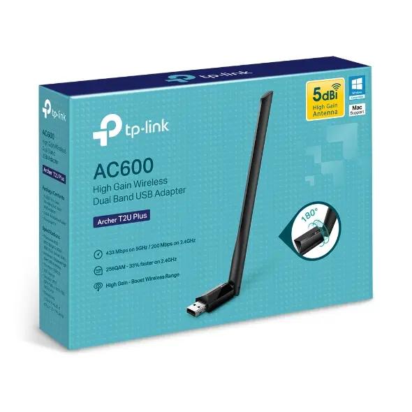 Adaptador USB Inalambrico Alta Ganancia AC600 Dual Band - Cables y Adaptadores - Imagen 1 Adaptador USB Inalambrico Alta Ganancia AC600 Dual Band - Cables y Adaptadores - Imagen 1