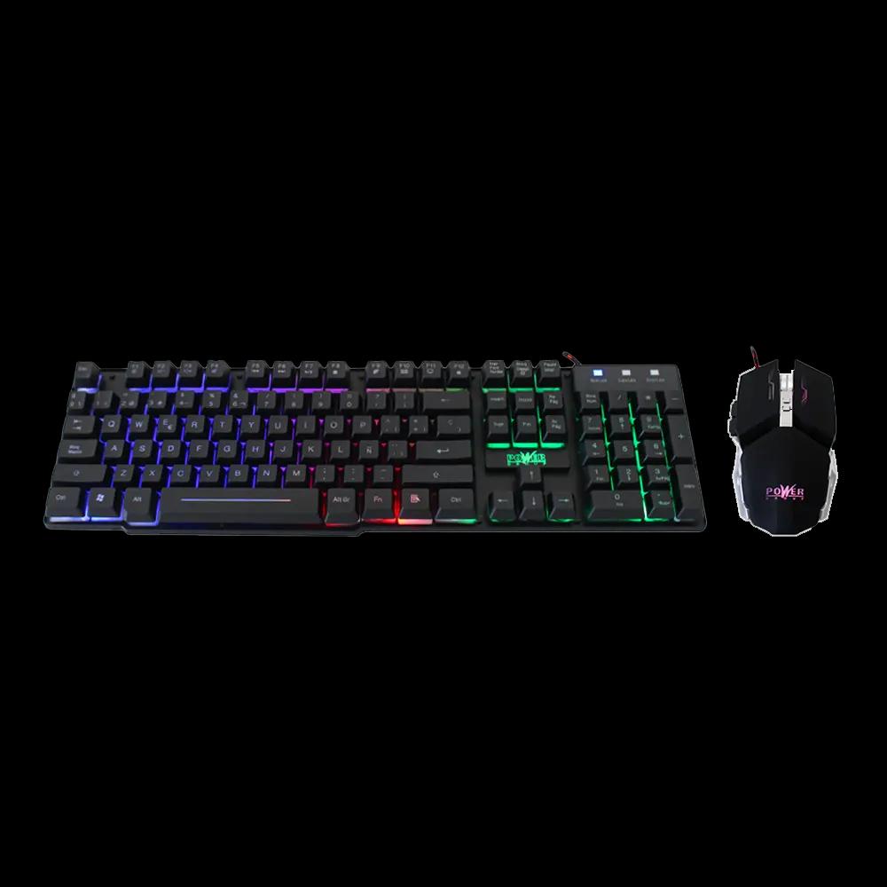 Combo Teclado y Mouse Power Group GC-801SPM-FCT - Combos Teclado y Mouse - Imagen 1 Combo Teclado y Mouse Power Group GC-801SPM-FCT - Combos Teclado y Mouse - Imagen 1