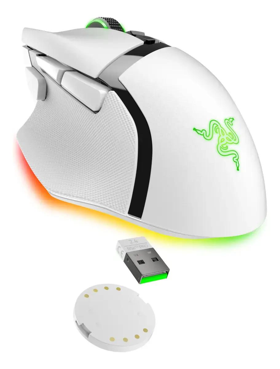 Mouse Razer Basilisk V3 Pro White - Mouse Gamer - Imagen 2 Mouse Razer Basilisk V3 Pro White - Mouse Gamer - Imagen 2