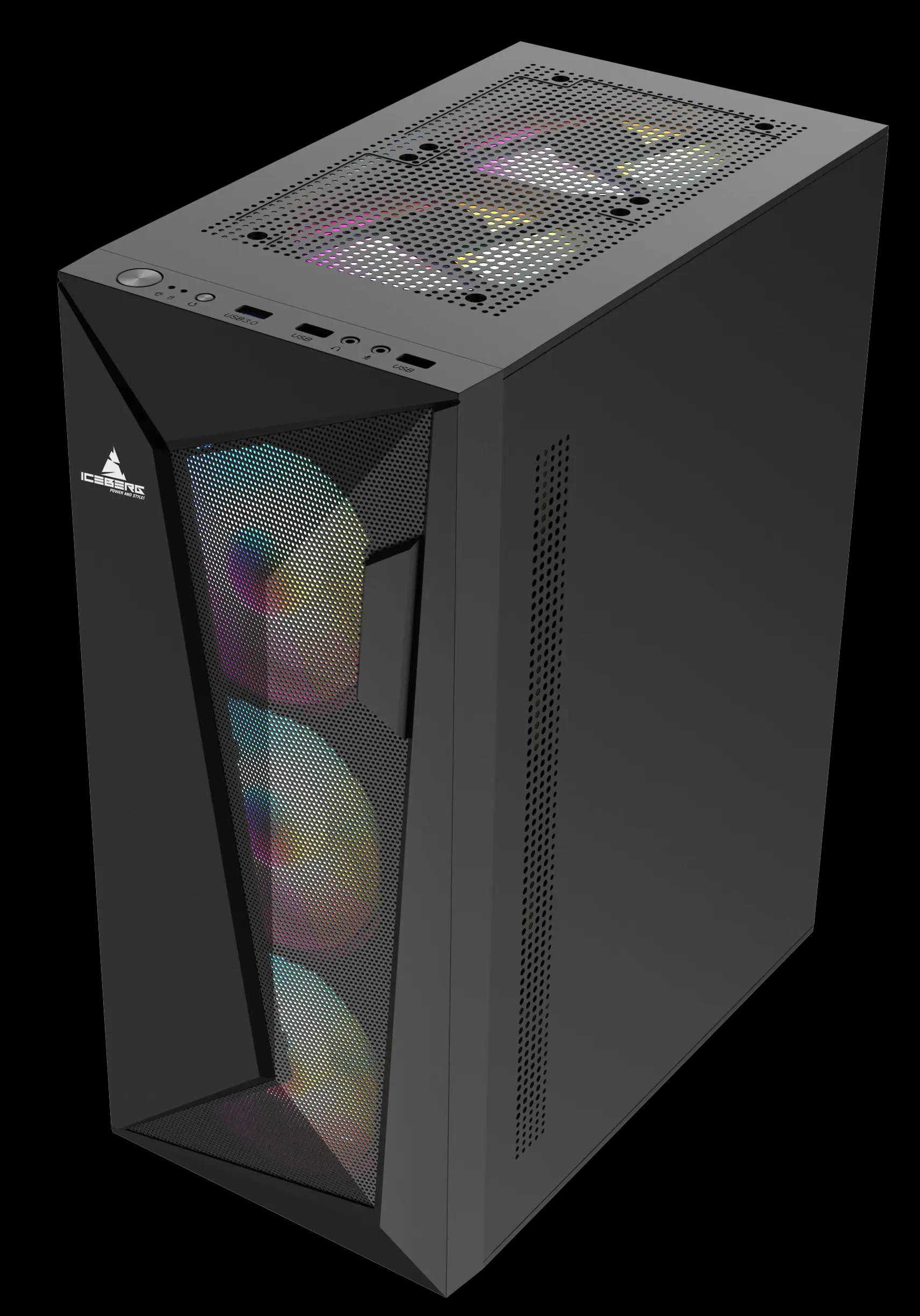 Chasis Flow D Negro - Chasis y Gabinetes - Imagen 2 Chasis Flow D Negro - Chasis y Gabinetes - Imagen 2