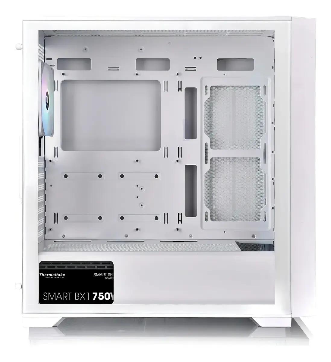 Chasis Thermaltake H390 TG ARGB (blanco) + Fuente 750W 80+ Bronce - Chasis y Gabinetes - Imagen 2 Chasis Thermaltake H390 TG ARGB (blanco) + Fuente 750W 80+ Bronce - Chasis y Gabinetes - Imagen 2