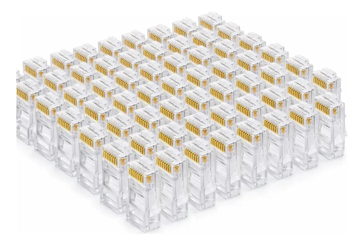 Conector RJ45 Cat 6E X100 - Redes y Conectividad - Imagen 3 Conector RJ45 Cat 6E X100 - Redes y Conectividad - Imagen 3