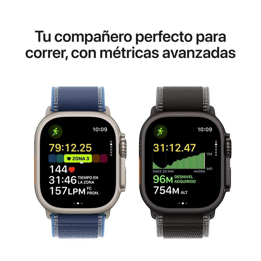 Apple Watch Ultra 3 GPS + Cellular 49mm Natural Titanium Case with Natural Titanium Milanese Loop - Medium - Componentes - Imagen 4 Apple Watch Ultra 3 GPS + Cellular 49mm Natural Titanium Case with Natural Titanium Milanese Loop - Medium - Componentes - Imagen 4