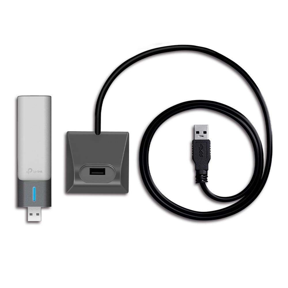 Adaptador de red TPLINK AX1800 High Gain Dual Band Wi-Fi 6 USB Adapter SPEED: 1201 Mbps at 5 GHz + 574 Mbps at 2.4 GHz SPEC: High Gain External Antennas, USB 3.0, Cradle with Extension Cable FEATURE: MU-MIMO, OFDMA, WPA3 - Componentes - Imagen 1 Adaptador de red TPLINK AX1800 High Gain Dual Band Wi-Fi 6 USB Adapter SPEED: 1201 Mbps at 5 GHz + 574 Mbps at 2.4 GHz SPEC: High Gain External Antennas, USB 3.0, Cradle with Extension Cable FEATURE: MU-MIMO, OFDMA, WPA3 - Componentes - Imagen 1