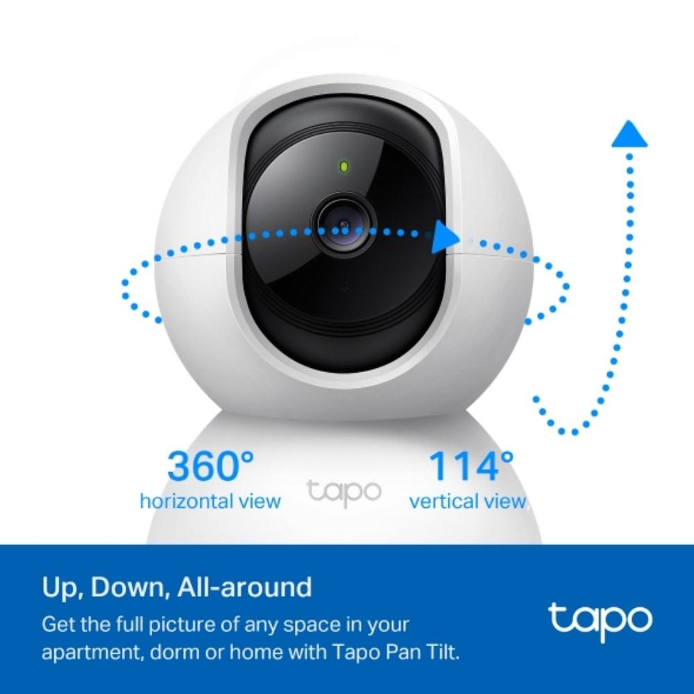 Cámara TPLINK de Vigilancia Wi-Fi de 360 Grados con Vista 2K 3MP y Detección IA - Componentes - Imagen 3 Cámara TPLINK de Vigilancia Wi-Fi de 360 Grados con Vista 2K 3MP y Detección IA - Componentes - Imagen 3