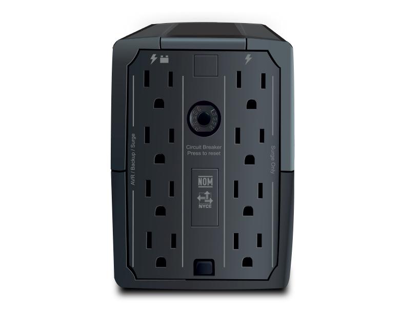 UPS CDP Interactiva, 1000VA/500W 8 Tomas - Componentes - Imagen 2 UPS CDP Interactiva, 1000VA/500W 8 Tomas - Componentes - Imagen 2