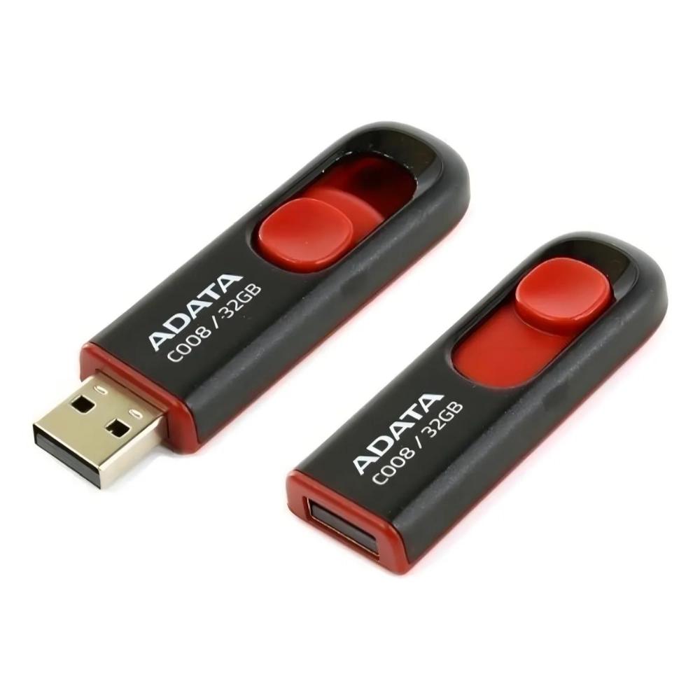 Memoria USB ADATA 2.0 C008 Retráctil 32GB COLOR Negra - Componentes - Imagen 4 Memoria USB ADATA 2.0 C008 Retráctil 32GB COLOR Negra - Componentes - Imagen 4