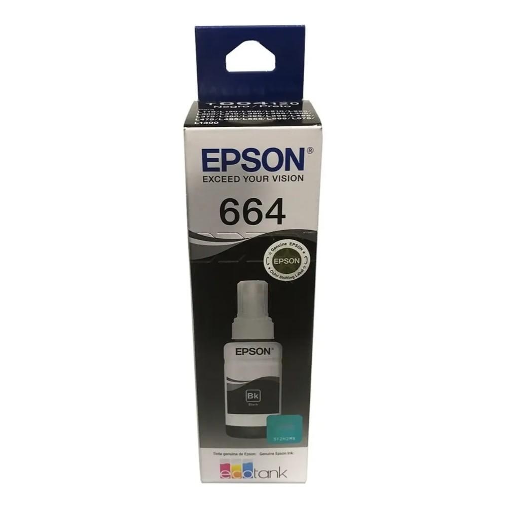 Botella de Tinta EPSON T664120 L200/210/350/355/555 COLOR Negro - Componentes - Imagen 2 Botella de Tinta EPSON T664120 L200/210/350/355/555 COLOR Negro - Componentes - Imagen 2