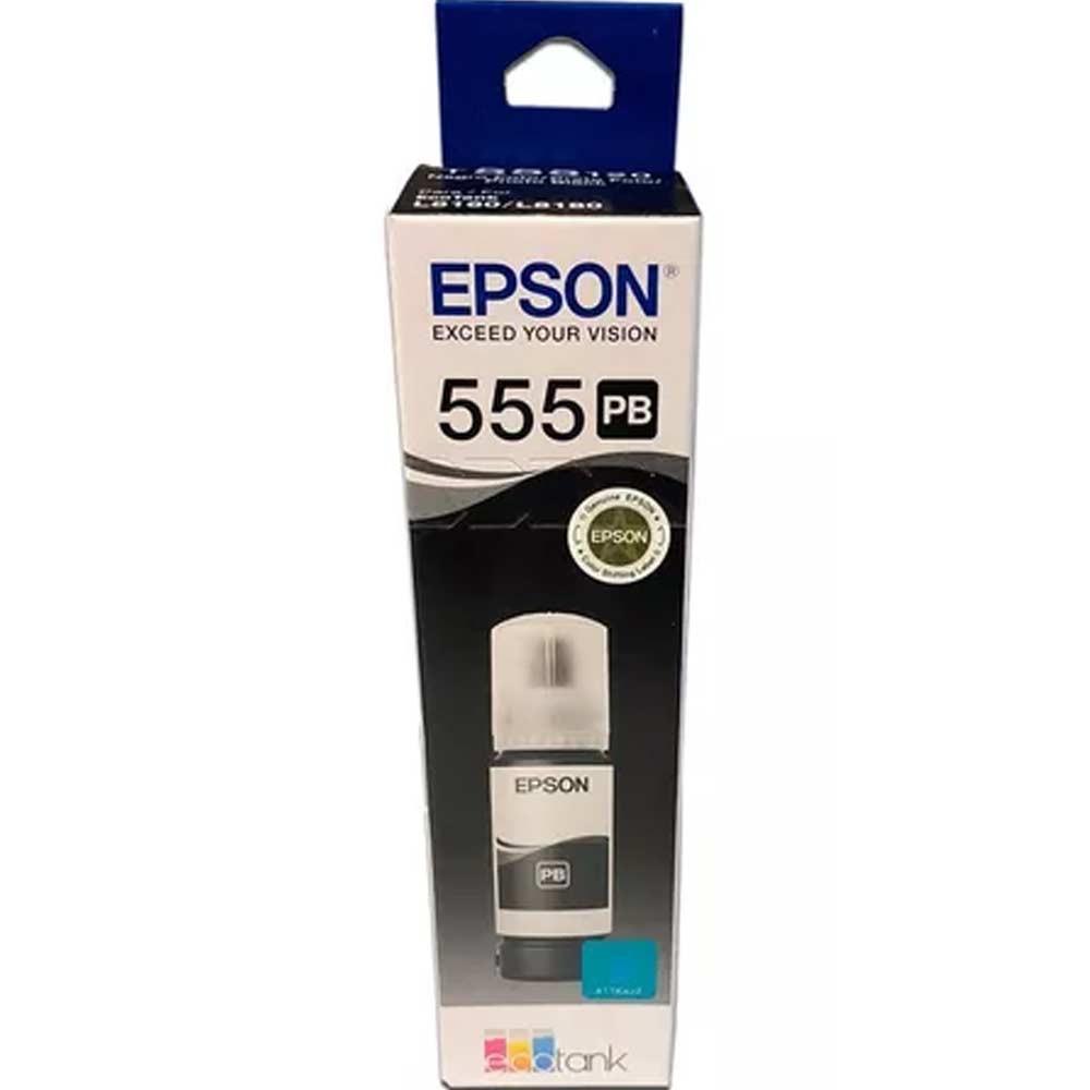 Botella de Tinta EPSON T555120 AL Fotográfica 70 ml COLOR Negro - Componentes - Imagen 1 Botella de Tinta EPSON T555120 AL Fotográfica 70 ml COLOR Negro - Componentes - Imagen 1
