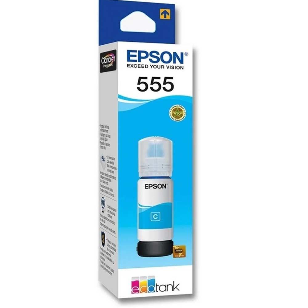 Botella de Tinta EPSON T555220 AL L8180 70 ml COLOR Cyan - Componentes - Imagen 2 Botella de Tinta EPSON T555220 AL L8180 70 ml COLOR Cyan - Componentes - Imagen 2