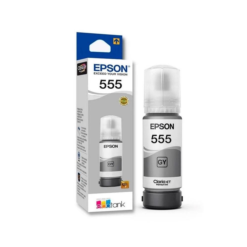 Botella de Tinta EPSON T555520 AL 70 ml Impresión de Fotografía COLOR Gris - Componentes - Imagen 1 Botella de Tinta EPSON T555520 AL 70 ml Impresión de Fotografía COLOR Gris - Componentes - Imagen 1