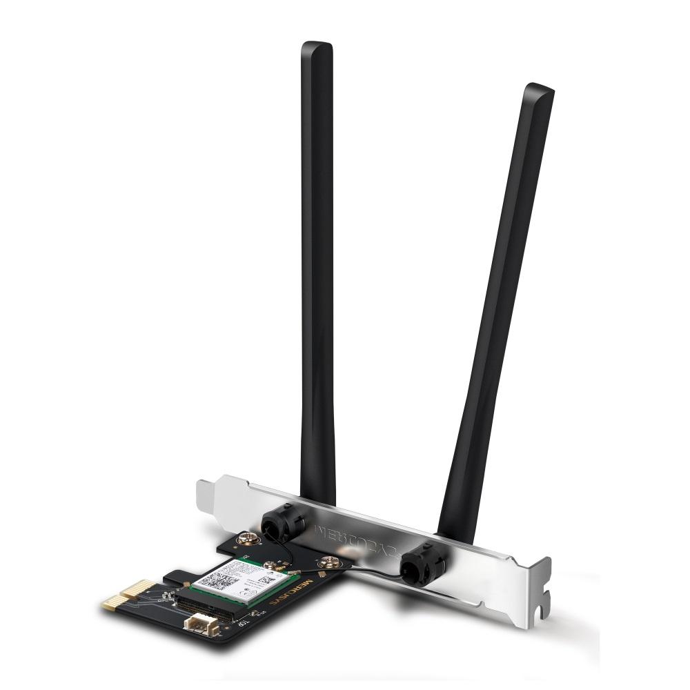 Adaptador de red MERCUSYS PCIe AX3000 Wi-Fi 6 Bluetooth 5.2 - Componentes - Imagen 1 Adaptador de red MERCUSYS PCIe AX3000 Wi-Fi 6 Bluetooth 5.2 - Componentes - Imagen 1
