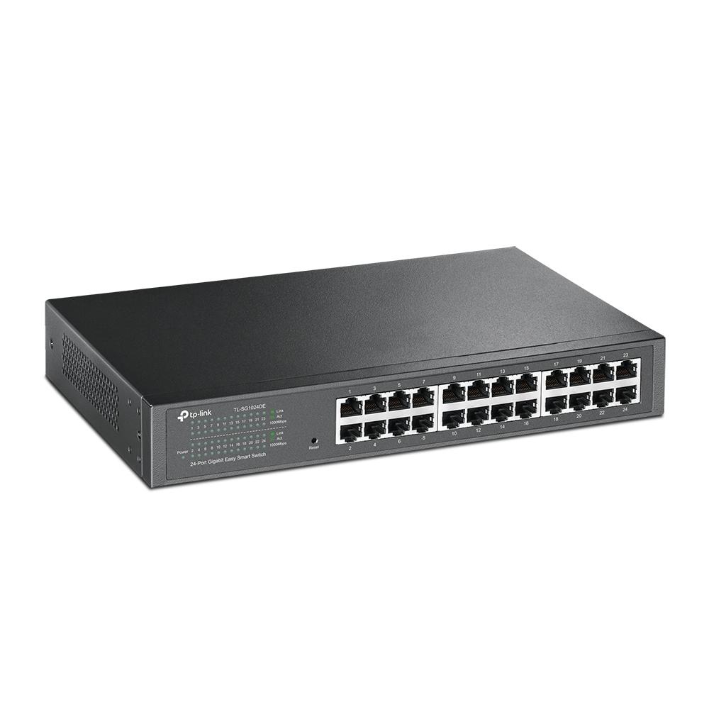 Switch TPLINK administrable de escritorio 24 puertos 10/100/1000 COLOR Negro - Componentes - Imagen 2 Switch TPLINK administrable de escritorio 24 puertos 10/100/1000 COLOR Negro - Componentes - Imagen 2