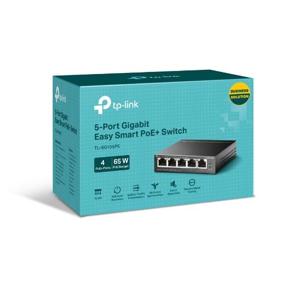 Switch TPLINK administrable Gigabit de 5 puertos - Componentes - Imagen 4 Switch TPLINK administrable Gigabit de 5 puertos - Componentes - Imagen 4