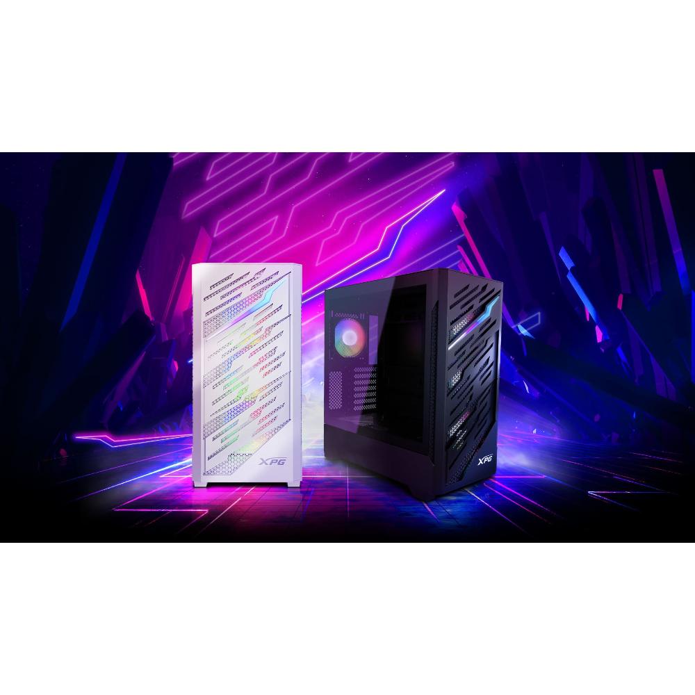 XPG STARKER AIR BTF, Blanco, soporta placas base con diseño de conector inverso, Torre Media ATX, 2.5'' y 3.5'' pulgadas x2, I/O: USB-C x1, USB-A x2, Audio HD x1, control LED x1, Reinicio x1, Poder x1, Ventilador ARGB: 4 x Ventiladores de 120mm (Frontal x3, Trasero x1), Ventilador: (Trasero x1), 2 Años de Garantía - Componentes - Imagen 4 XPG STARKER AIR BTF, Blanco, soporta placas base con diseño de conector inverso, Torre Media ATX, 2.5'' y 3.5'' pulgadas x2, I/O: USB-C x1, USB-A x2, Audio HD x1, control LED x1, Reinicio x1, Poder x1, Ventilador ARGB: 4 x Ventiladores de 120mm (Frontal x3, Trasero x1), Ventilador: (Trasero x1), 2 Años de Garantía - Componentes - Imagen 4