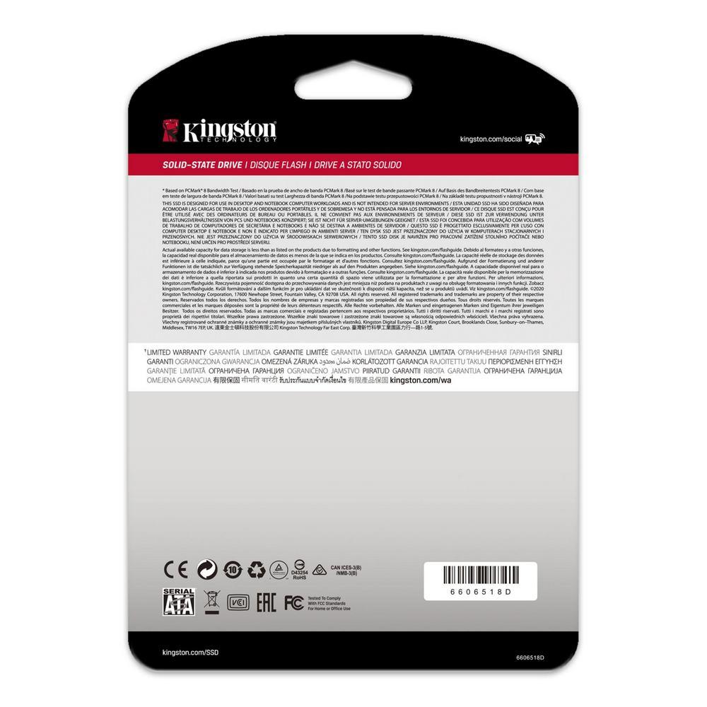 Unidad De Estado Sólido SSD KINGSTON A400 240GB 2.5 COLOR Negro - Componentes - Imagen 3 Unidad De Estado Sólido SSD KINGSTON A400 240GB 2.5 COLOR Negro - Componentes - Imagen 3