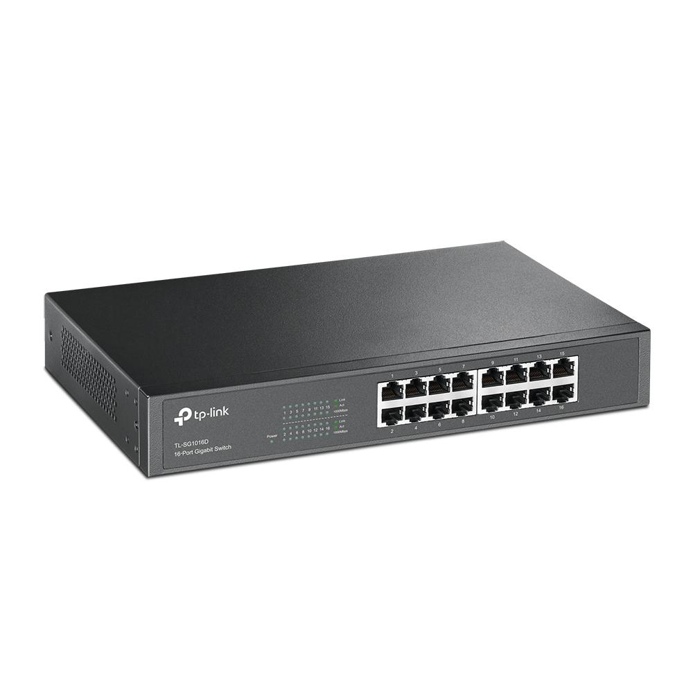 Switch TP-LINK NO Administrable con Base de Montaje / de Escritorio de 16 Puertos Gigabit - Componentes - Imagen 2 Switch TP-LINK NO Administrable con Base de Montaje / de Escritorio de 16 Puertos Gigabit - Componentes - Imagen 2