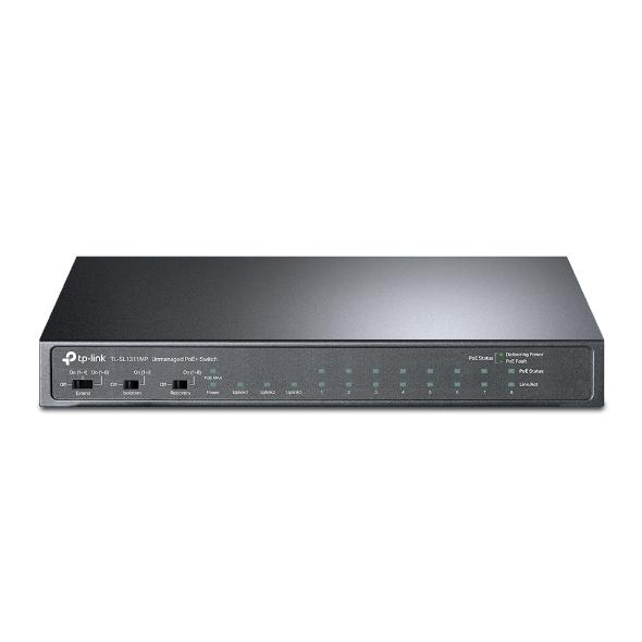 Switch TPLINK de escritorio Gigabit de 8 puertos a 10 / 100Mbps + 3 puertos con PoE + de 8 puertos COLOR Negro - Componentes - Imagen 1 Switch TPLINK de escritorio Gigabit de 8 puertos a 10 / 100Mbps + 3 puertos con PoE + de 8 puertos COLOR Negro - Componentes - Imagen 1