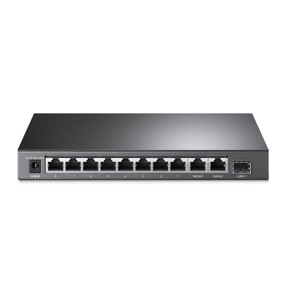 Switch TPLINK de escritorio Gigabit de 8 puertos a 10 / 100Mbps + 3 puertos con PoE + de 8 puertos COLOR Negro - Componentes - Imagen 3 Switch TPLINK de escritorio Gigabit de 8 puertos a 10 / 100Mbps + 3 puertos con PoE + de 8 puertos COLOR Negro - Componentes - Imagen 3