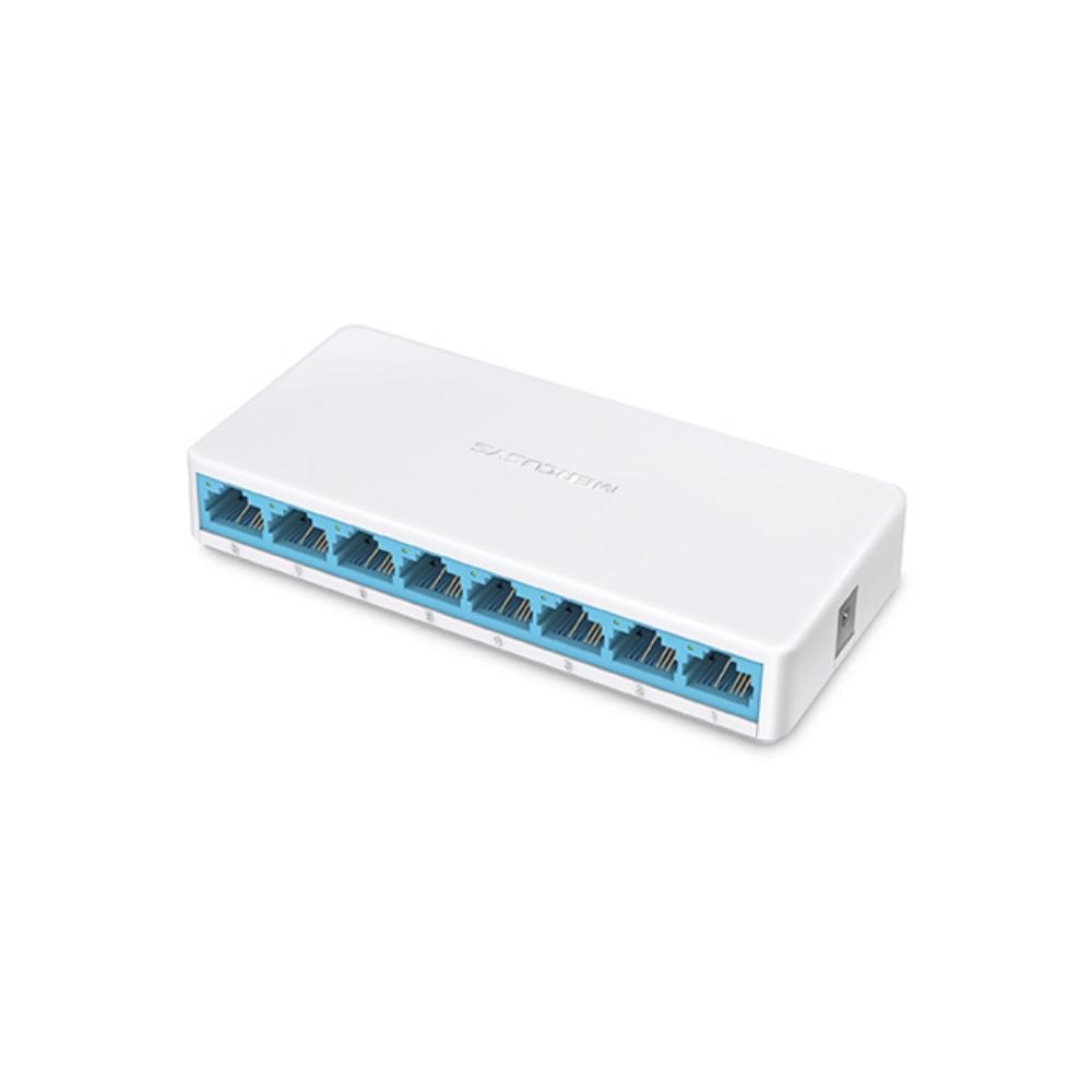 Switch MERCUSYS de Escritorio 8 Puertos COLOR Blanco - Componentes - Imagen 1 Switch MERCUSYS de Escritorio 8 Puertos COLOR Blanco - Componentes - Imagen 1