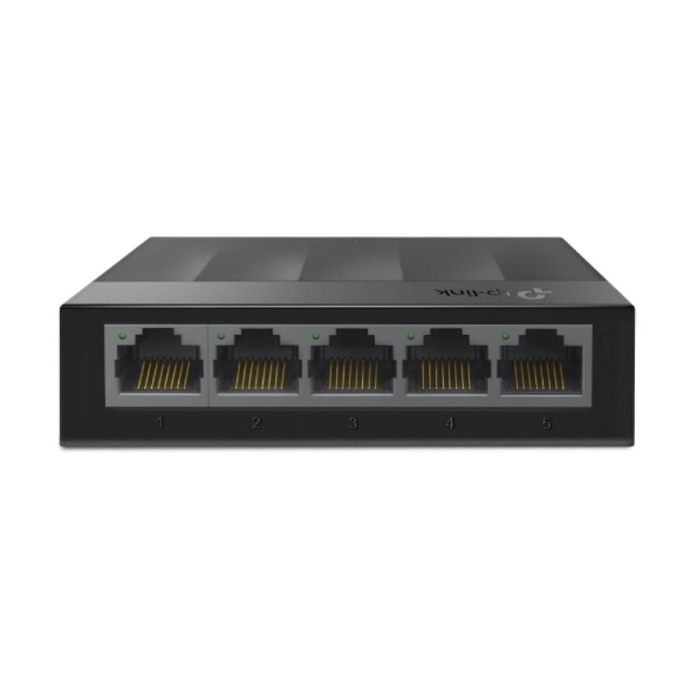 Switch TPLINK Gigabit de escritorio de 5 puertos, 10/100 /1000 - Componentes - Imagen 1 Switch TPLINK Gigabit de escritorio de 5 puertos, 10/100 /1000 - Componentes - Imagen 1