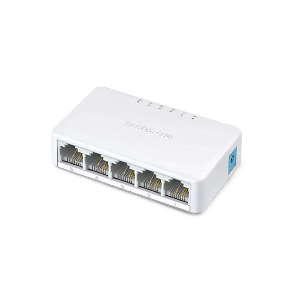 Switch MERCUSYS 5 Puertos 10/100 - Componentes - Imagen 1 Switch MERCUSYS 5 Puertos 10/100 - Componentes - Imagen 1