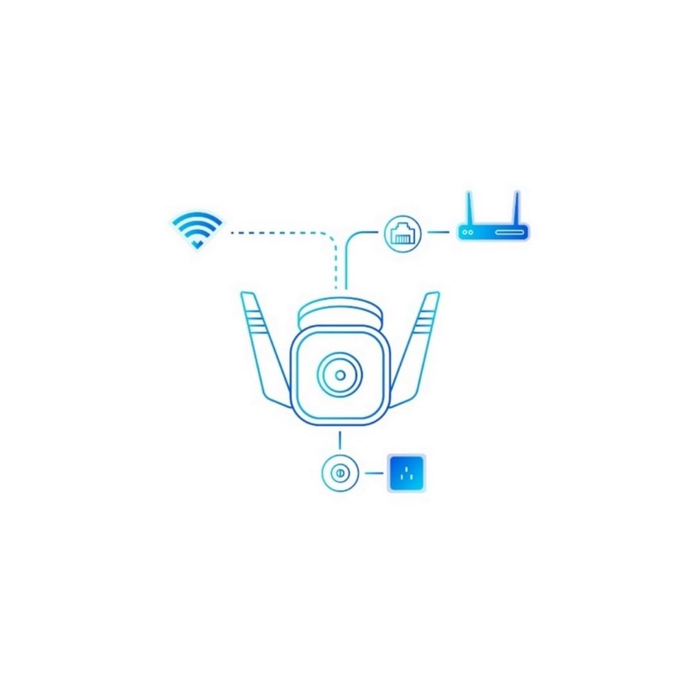 Cámara TPLINK Wifi de Seguridad Para Exteriores COLOR Blanco - Componentes - Imagen 3 Cámara TPLINK Wifi de Seguridad Para Exteriores COLOR Blanco - Componentes - Imagen 3