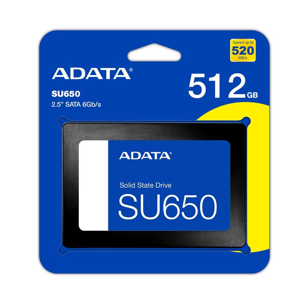 Unidad de Estado Solido ADATA SU650 512GB COLOR Negro - Componentes - Imagen 4 Unidad de Estado Solido ADATA SU650 512GB COLOR Negro - Componentes - Imagen 4