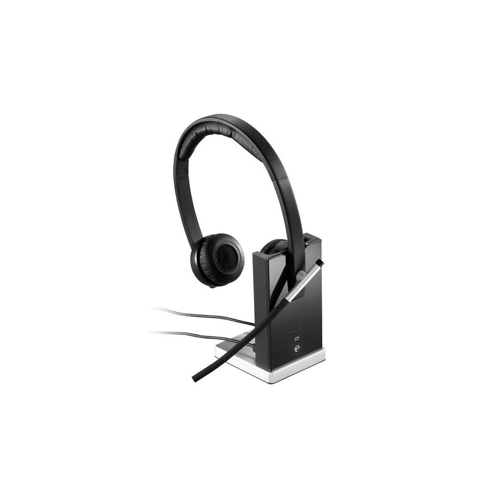 Diadema logitech H820e biaural inalámbrico, receptor USB, compatible Win-Mac, controles integrados, color negro - Componentes - Imagen 1 Diadema logitech H820e biaural inalámbrico, receptor USB, compatible Win-Mac, controles integrados, color negro - Componentes - Imagen 1