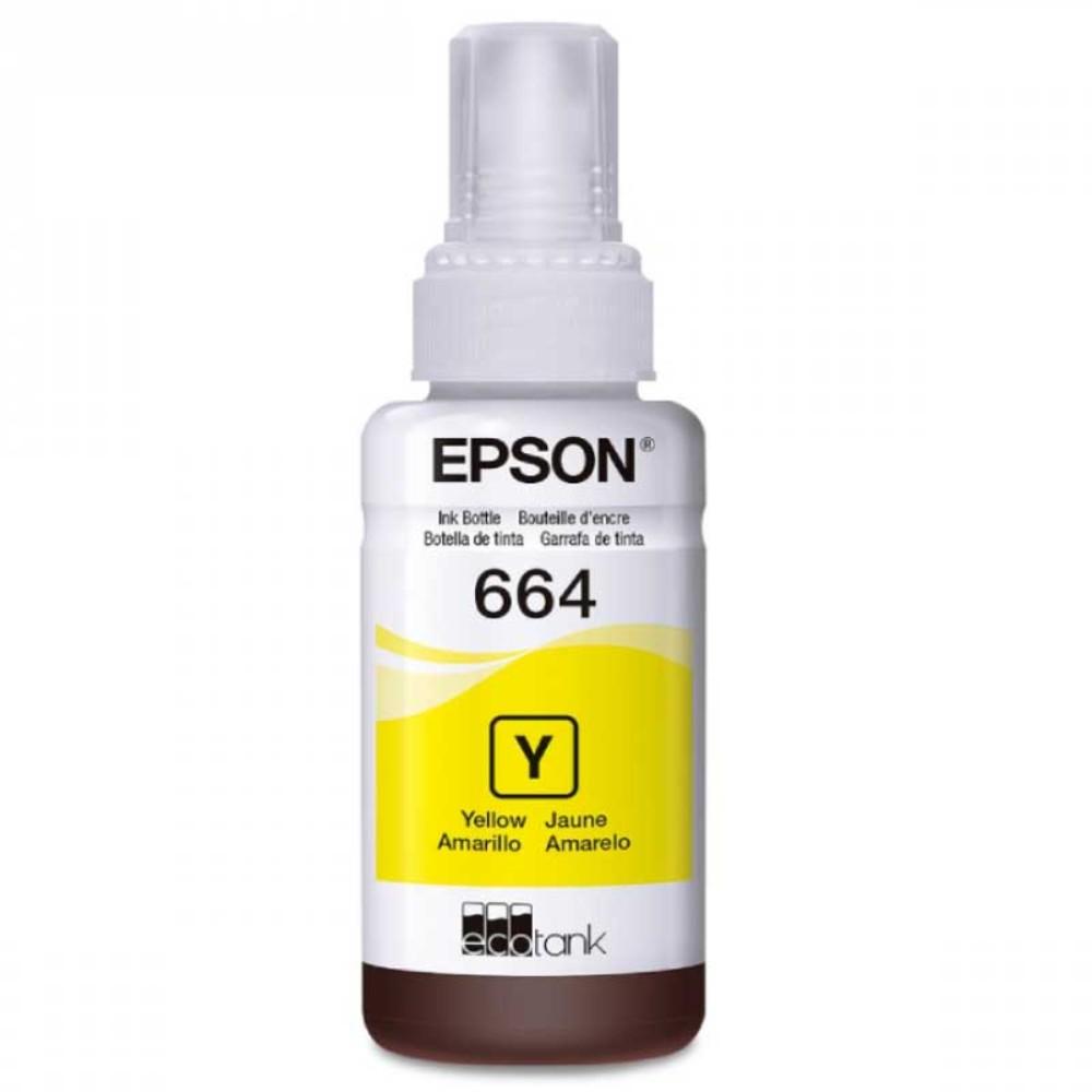 Botella de Tinta EPSON T664420 L200/210/350/355/555 COLOR Amarillo - Componentes - Imagen 1 Botella de Tinta EPSON T664420 L200/210/350/355/555 COLOR Amarillo - Componentes - Imagen 1