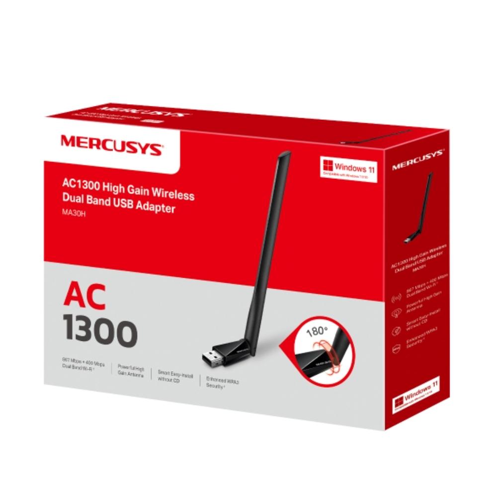Adaptador MERCUSYS USB inalámbrico nano de doble banda AC1300 - Componentes - Imagen 3 Adaptador MERCUSYS USB inalámbrico nano de doble banda AC1300 - Componentes - Imagen 3