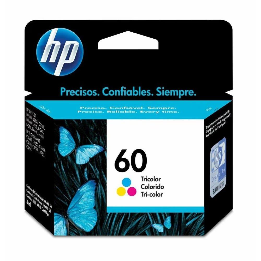 Cartucho Hp Tricolor De Tinta 60 - Componentes - Imagen 1 Cartucho Hp Tricolor De Tinta 60 - Componentes - Imagen 1
