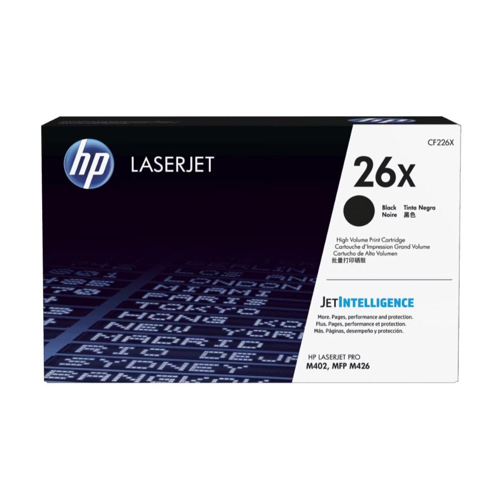 Cartucho de Tóner HP 26X Negro Alto Rendimiento LaserJet Original - Componentes - Imagen 1 Cartucho de Tóner HP 26X Negro Alto Rendimiento LaserJet Original - Componentes - Imagen 1