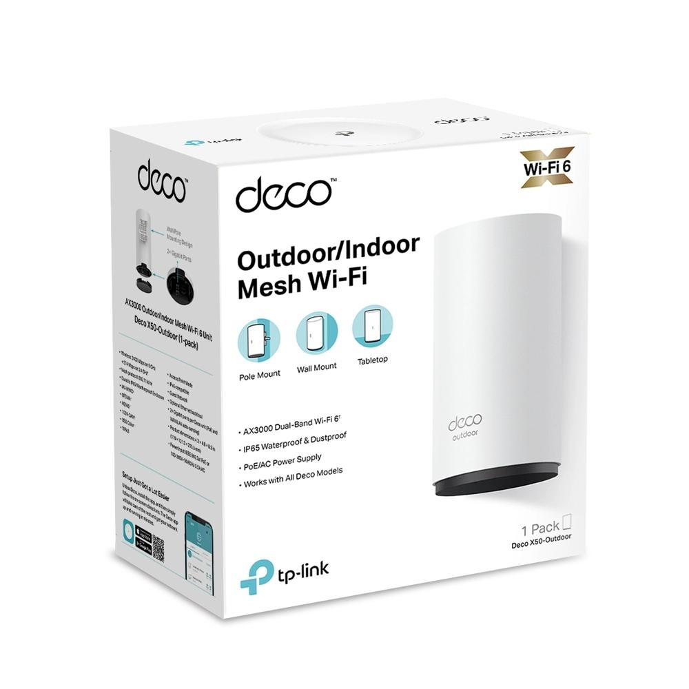 Router TPLINK Sistema Mesh Deco Exterior 1 nodo WI-Fi 6 Mesh AI AX3000 para exteriores - Componentes - Imagen 4 Router TPLINK Sistema Mesh Deco Exterior 1 nodo WI-Fi 6 Mesh AI AX3000 para exteriores - Componentes - Imagen 4