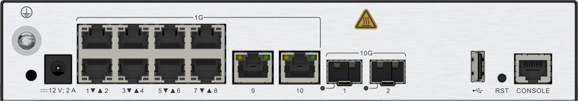 Controladore de APS wireless access controller | Manage APs: 256 | 10 x 10/100/1000BASE-T ports, | 2 x 10 GE SFP+ ports - Componentes Controladore de APS wireless access controller | Manage APs: 256 | 10 x 10/100/1000BASE-T ports, | 2 x 10 GE SFP+ ports - Componentes
