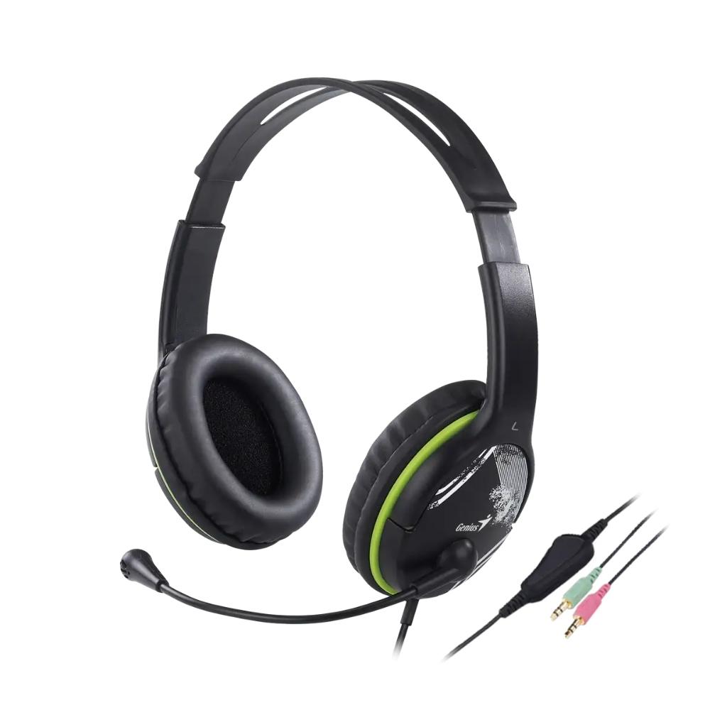 DIADEMA GENIUS HS-400A GREEN JACK CABLE - Componentes DIADEMA GENIUS HS-400A GREEN JACK CABLE - Componentes