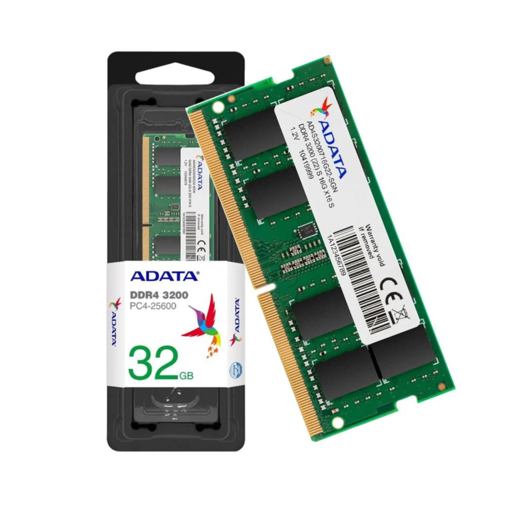 MEMORIA ADATA RAM PORTATIL DDR4 32GB BUS 3200 - Componentes de PC MEMORIA ADATA RAM PORTATIL DDR4 32GB BUS 3200 - Componentes de PC