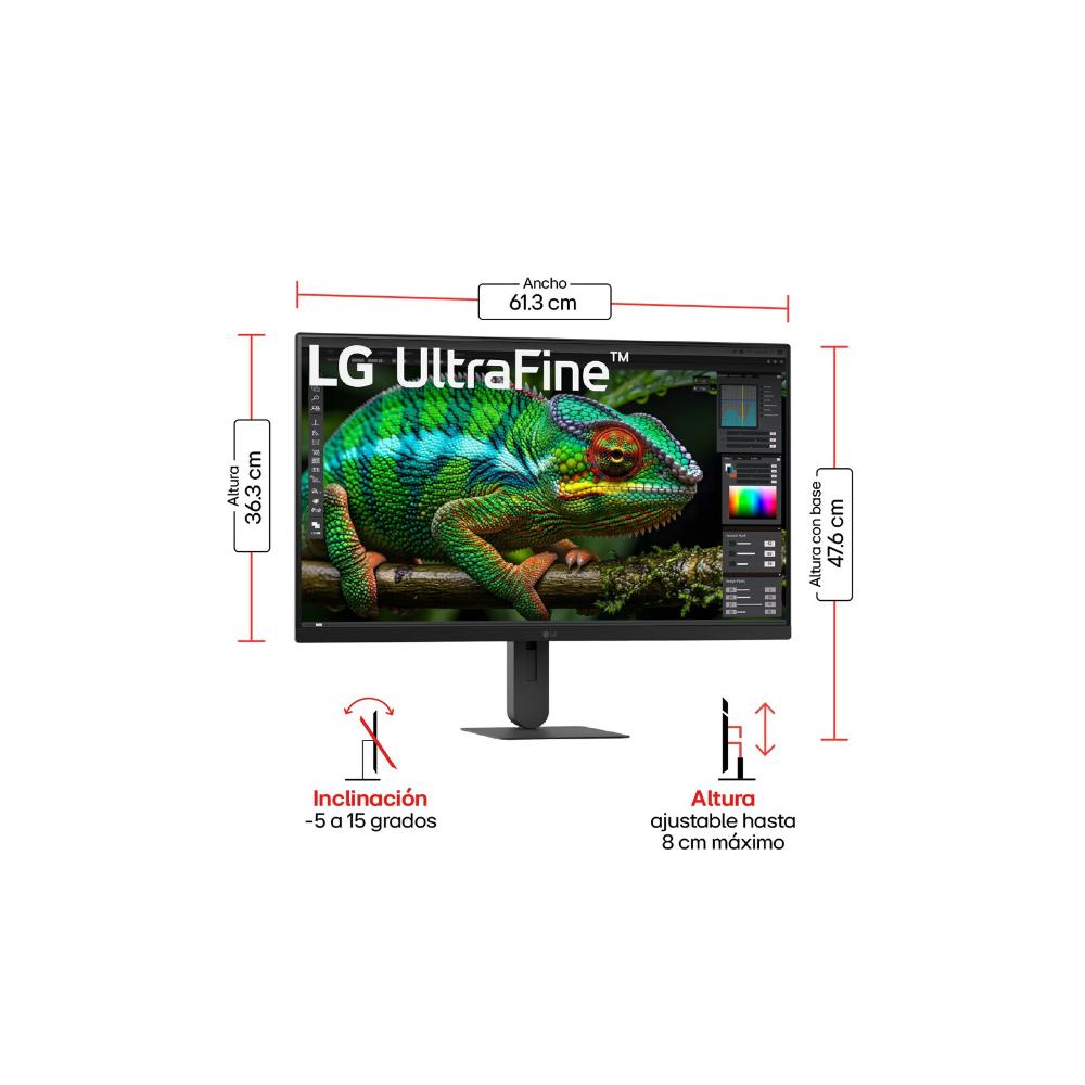 Monitor LG 27U710B-B UHD (4K) 27US500-W 3840 X 2160 MARCO COLOR NEGRO, Tipo de panel IPS- Formato 16:9 BASE AJUSTABLE EN ALTURA E INCLUNACION, FreeSync-HDR10 Tasa de refresco 60Hz Tiempo de respuesta 5ms (GtG a mayor velocidad) , HMDI x1/ DisplayPort x1/ Salida auriculares 3 polos (solo sonido) Garantía 40 meses - Componentes - Imagen 4 Monitor LG 27U710B-B UHD (4K) 27US500-W 3840 X 2160 MARCO COLOR NEGRO, Tipo de panel IPS- Formato 16:9 BASE AJUSTABLE EN ALTURA E INCLUNACION, FreeSync-HDR10 Tasa de refresco 60Hz Tiempo de respuesta 5ms (GtG a mayor velocidad) , HMDI x1/ DisplayPort x1/ Salida auriculares 3 polos (solo sonido) Garantía 40 meses - Componentes - Imagen 4