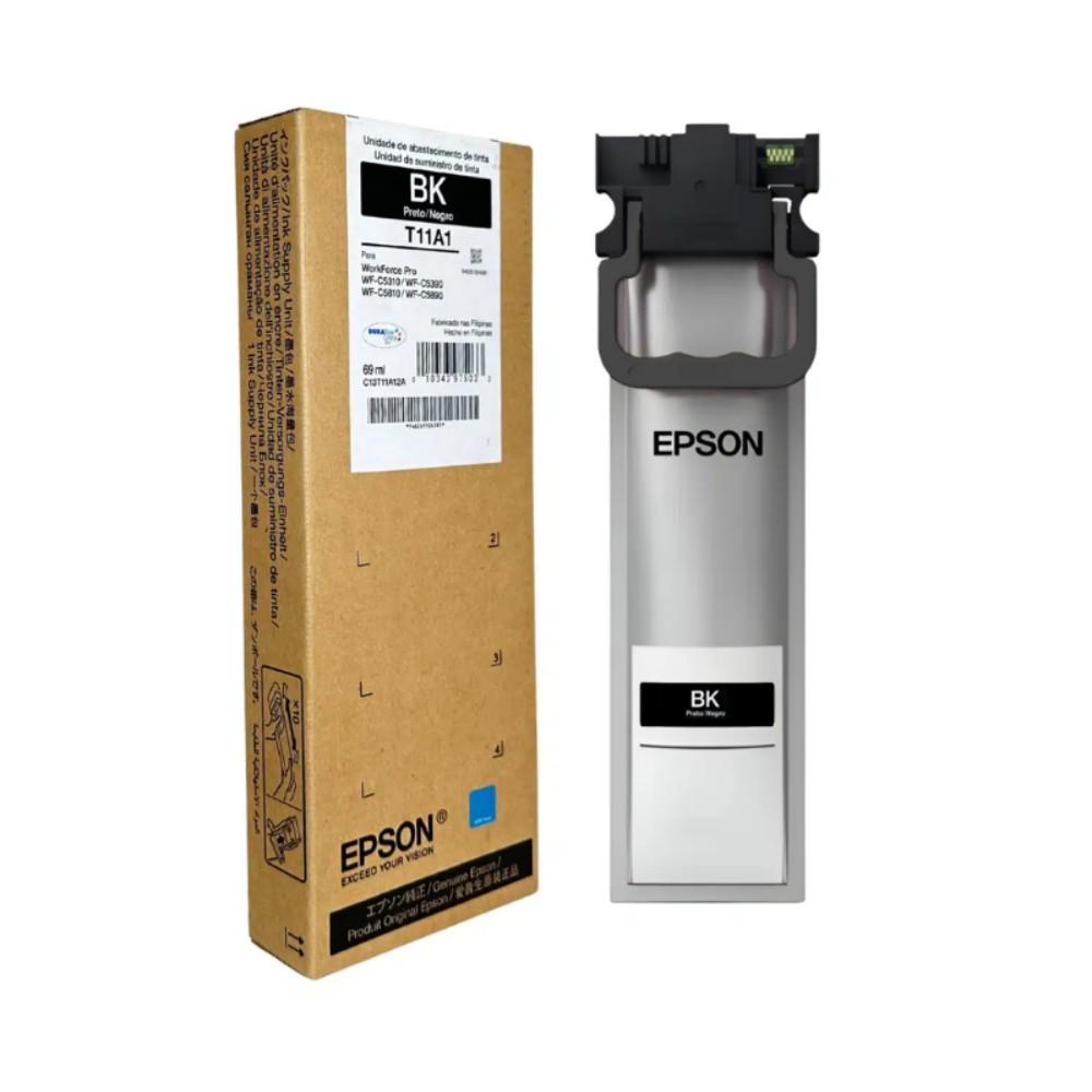 Bolsa de Tinta Epson Black XL T11A120-AL para WorkForce WF C5390/WF C5890 (Alta Capacidad) (5.000 páginas) - Componentes - Imagen 2 Bolsa de Tinta Epson Black XL T11A120-AL para WorkForce WF C5390/WF C5890 (Alta Capacidad) (5.000 páginas) - Componentes - Imagen 2