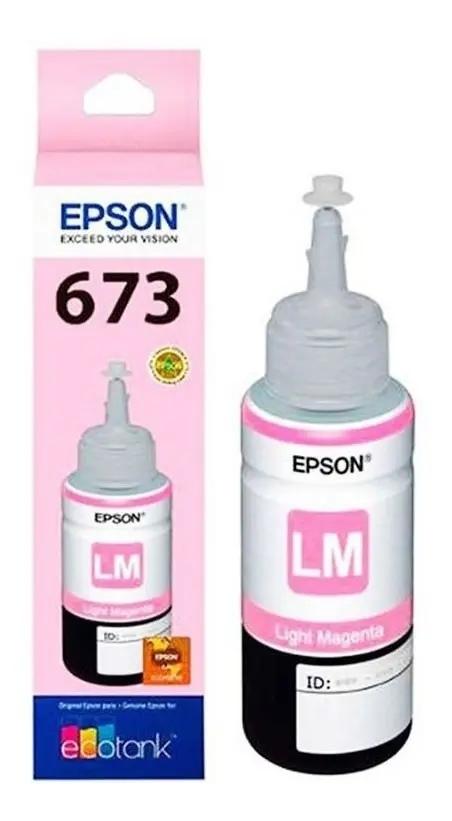 Botella de Tinta EPSON T673620 AL L800/805 COLOR Light Magenta - Componentes - Imagen 1 Botella de Tinta EPSON T673620 AL L800/805 COLOR Light Magenta - Componentes - Imagen 1