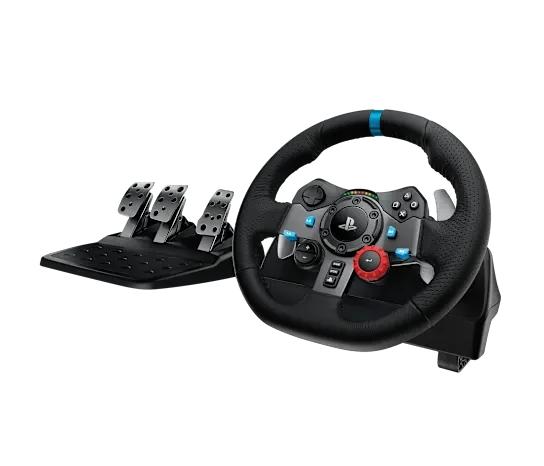 Timón con pedales LOGITECH G29 Entrada USB, Con Compatibilidad, Negro - Componentes Timón con pedales LOGITECH G29 Entrada USB, Con Compatibilidad, Negro - Componentes