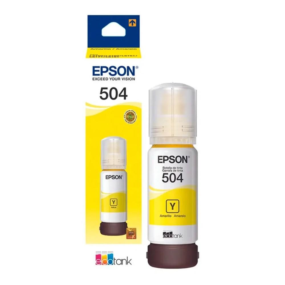 Botella de Tinta EPSON T504420 AL L4150/L4160 COLOR Amarillo - Componentes - Imagen 2 Botella de Tinta EPSON T504420 AL L4150/L4160 COLOR Amarillo - Componentes - Imagen 2