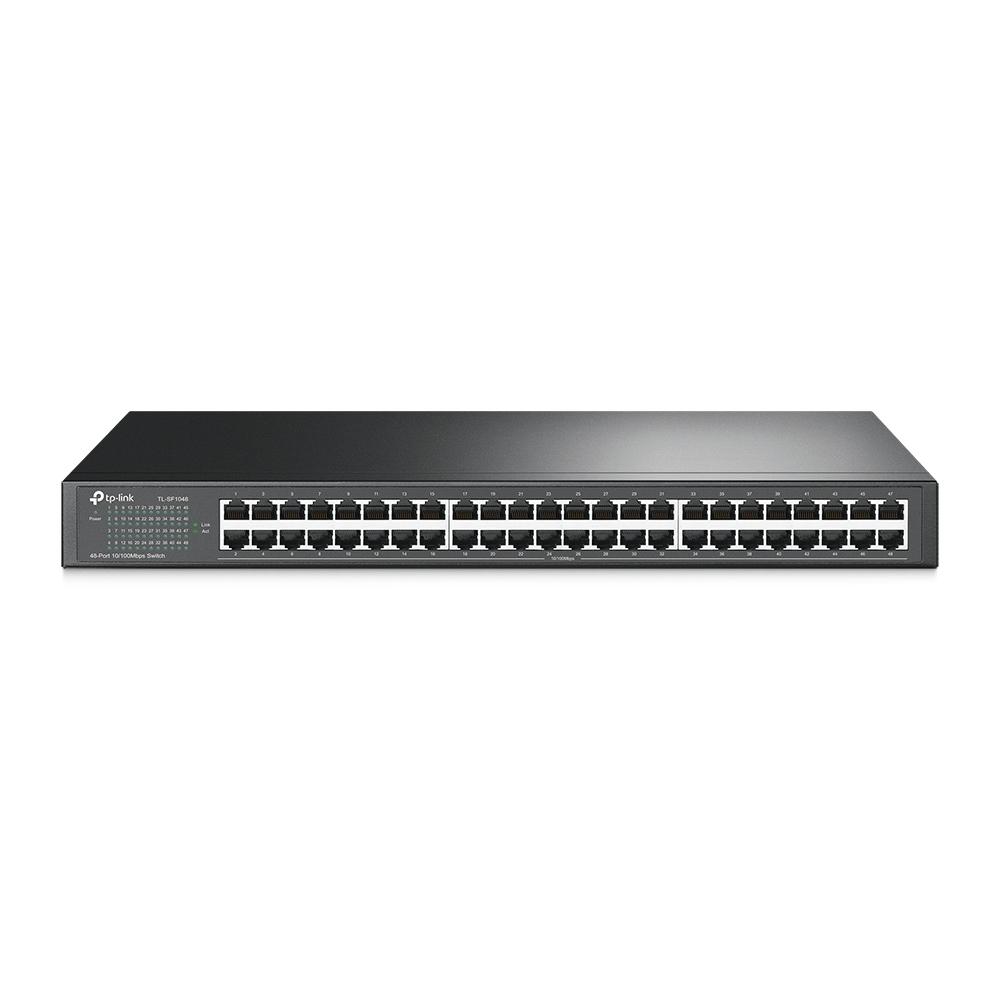 Switch TP-LINK NO Administrable 48 Puertos RJ45 10/100 Mbps Para Rack COLOR Negro - Componentes Switch TP-LINK NO Administrable 48 Puertos RJ45 10/100 Mbps Para Rack COLOR Negro - Componentes