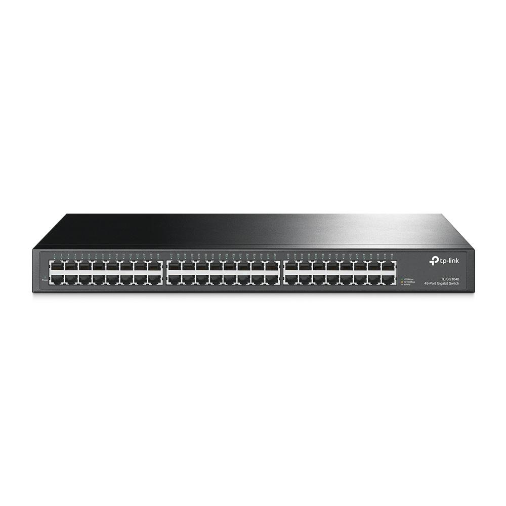 Switch TP-LINK NO Administrable 48 Puertos RJ45 de 10/100/1000Mbps COLOR Negro - Componentes Switch TP-LINK NO Administrable 48 Puertos RJ45 de 10/100/1000Mbps COLOR Negro - Componentes